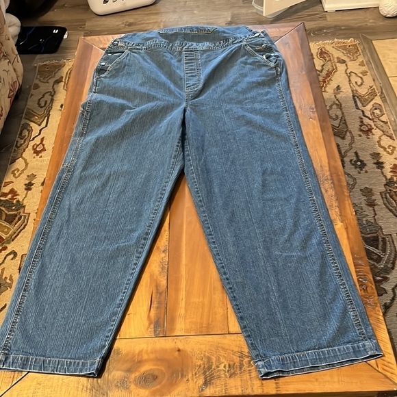 Maternity jean overalls, in good condition - Picture 2 of 8